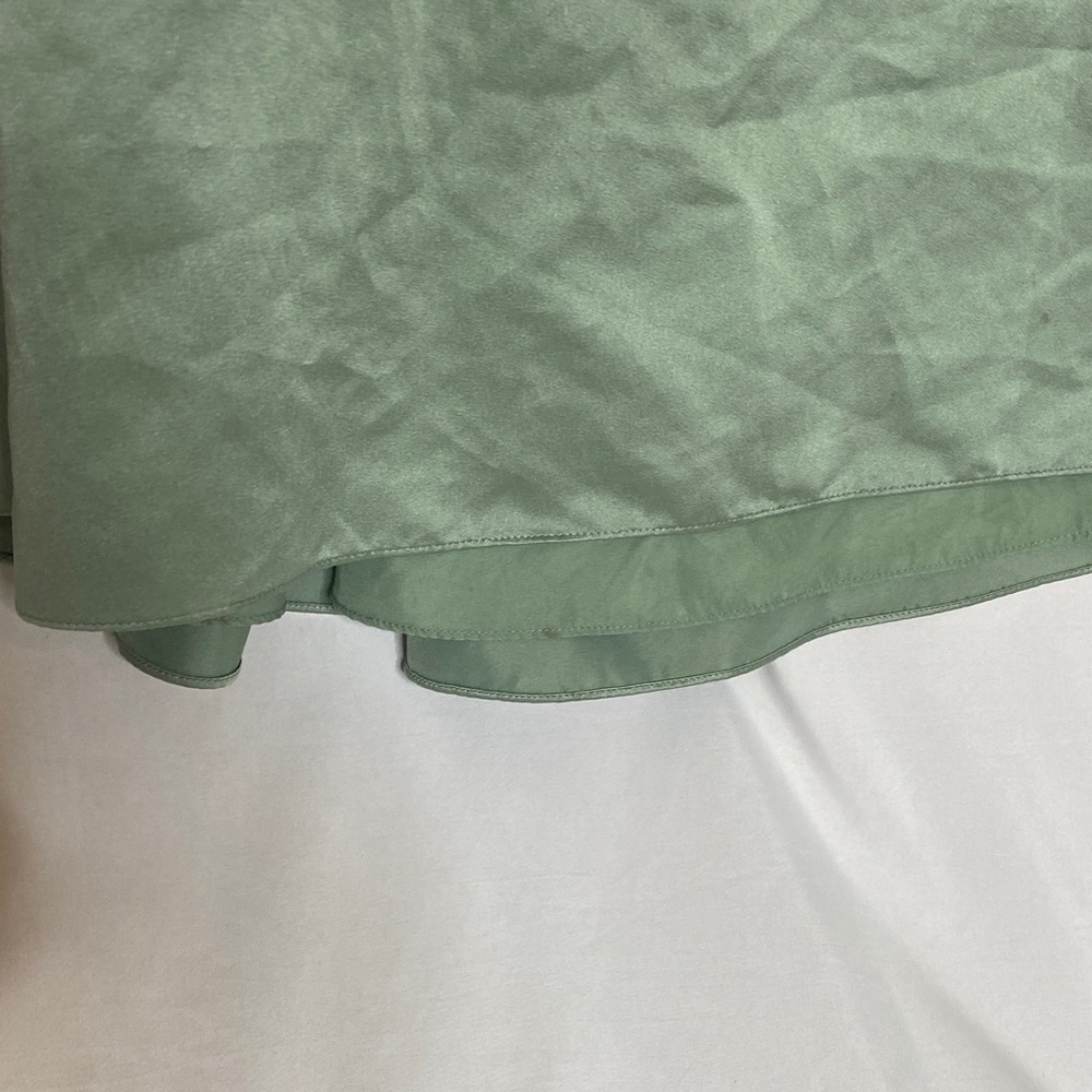 David's Bridal Strapless Green Gown - Picture 4 of 6